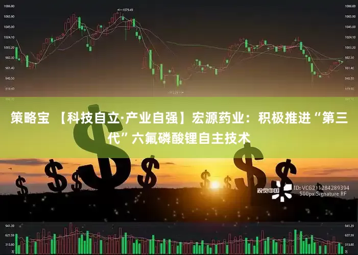 策略宝 【科技自立·产业自强】宏源药业：积极推进“第三代”六氟磷酸锂自主技术