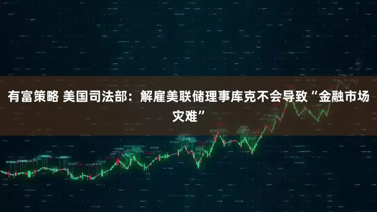 有富策略 美国司法部：解雇美联储理事库克不会导致“金融市场灾难”